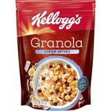 Kellogg's Granola Karışık Meyveli 340 G,%45 Yulaf Ezmesi,%20 Kurutulmuş Meyve,Lif Kaynağı Kahvaltılık Gevrek - 340 gr
