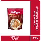 Kellogg's Granola Klasik 340 G; %56 Yulaf EzmesiLif Kaynağı Kahvaltılık Gevrek - 340 gr