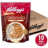Kellogg's Granola Klasik 340G x10 Adet,%56 Yulaf Ezmesi,Lif Kaynağı Kahvaltılık Gevrek - 340 gr