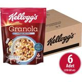 Kellogg's Karışık Meyveli Granola 250 G x 6 Adet, %45 Yulaf Ezmesi, %20 Kurutulmuş Meyve,Lif Kaynağı Kahvaltılık Gevrek - 250 gr