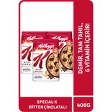 Kellogg's Special K Bitter Çikolatalı Kahvaltılık Tam Buğday Ve Pirinç Gevreği 400 gr X 3 Adet, Tam