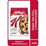 Kellogg's Special K Bitter Çikolatalı Kahvaltılık Tam Buğday ve Pirinç Gevreği 400 Gr,Tam Tahıllı