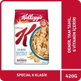 Kellogg's Special K Klasik Tam Buğday ve Pirinç Gevreği 420 Gr; Lif Kaynağı ve Tam Tahıllı