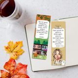 Keloğlan Mottosu Kitap Ayracı 4 Adet - Beyaz - Sarı
