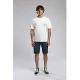 Kelvin Erkek %100 Pamuk O Yaka T-Shirt Ekru - XL - Beyaz