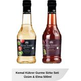 Kemal Kükrer Gurme Sirke Seti (Üzüm-Elma) - 0,50 lt