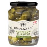 Kemal Kükrer Kornişon Turşu No:2 Cam Kavanoz 680 gr