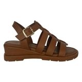 Kemal Tanca 862 M-562 Kadın Hakiki Deri Dolgu Topuklu Sandalet - Taba