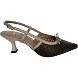 Kemal Tanca 871 8570 Kadın Topuklu Ayakkabı Stiletto - Kahverengi - Pudra