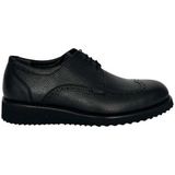 Kemal Tanca 876 038 Erkek Hakiki Deri Casual Ayakkabı - Siyah Flotter