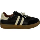 Kemal Tanca 877 5141 Kadın Hakiki Deri Spor Ayakkabı & Sneaker - 00 Siyah - Beyaz