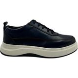 Kemal Tanca 883 5009 Erkek Hakiki Deri Spor Ayakkabı & Sneaker - Lacivert - Dore