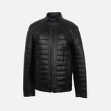 Kemal Tanca Erkek Deri Mont 031 - 3XL - Siyah