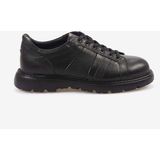 Kemal Tanca Hakiki Deri Erkek Spor & Sneaker Ayakkabı 2401 - Siyah