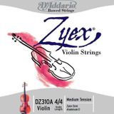 Keman Tel Set, Zyex, 4/4 , Medıum Tensıon, Re Alu