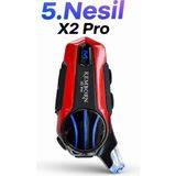 KEMBORN X2 Pro Motosiklet Kask Kulaklık 1ADET 2 binicili İntercom Bluetooth Seti 5. NESİL 1200 mt interkom Evrensel Eşleşme.