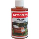 Kementaş Şeffaf Tik Yağı 250 ml Ahşap Koruma İçin UV Korumalı Emprenye ve Bakım