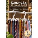 Kemer Askısı 20 Kancalı 2 Adet - Seçenek 1 - Altın