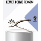 Kemer Delme Pensesi Çok Amaçlı 6 Farklı Delik Boyu Ayarlı Deri Delme Aleti ( Lisinya )