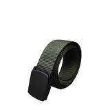 Kemer Dünyası 125 cm Haki Unisex Anti Alerjik Plastik Tokalı Taktikal Tarz Bez Kemer