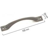 Kemer Siyah 140 mm Kulp Lüks Country Mutfak Mobilya Dolap Çekmece Kulpu