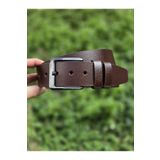 Kemerix %100 Hakiki Deri 4.5 cm Erkek Kahverengi Kot Kemeri