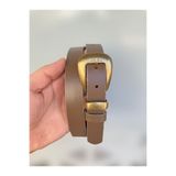 Kemerix %100 Hakiki deri antik kaplama tokalı vizon kadın kemer 2.5 cm