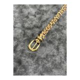 Kemerix Kadın Leopar Detaylı Gold Tokalı kemer