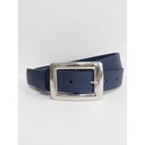 Kemerix Kadın Siyah Gümüş Tokalı Kemer 0302 - 2XS - Lacivert