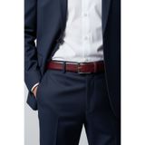 Kemerix Klasik 3.5 cm Erkek %100 hakiki deri bordo kemer