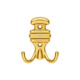 Kemerli Askı, Metal Vestiyer Askısı, 64 Gr, Dolap ve Duvar Askılığı, Altin (Vidalı)