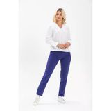 Kemerli Pazen Sonbahar ve Kışlık Pantolon Saks Sks