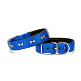 Kemik Metal Süslü Köpek Tasması 3*55 Cm Medium Mi