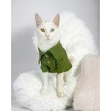 Kemique Grass Green Kedi Gömleği Kedi Kıyafeti Kedi Elbisesi