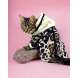 Kemique Leo Chiquee Polar Kapşonlu Duo Kedi Tulumu Kıyafeti L