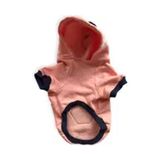 Kemique Light Pink Flower Pocket Süveter Kedi Kıyafeti