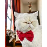 Kemique Maxi Rouge Kedi Papyonu Kurdela Tasma Yılbaşı Noel