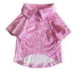Kemique Pink Leo Neo Polo Yaka Tişört Kedi Kıyafeti Kedi Elbisesi XXL