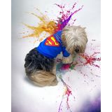 Kemique Superman Köpek Tişört Köpek Kıyafeti Dual Duo M