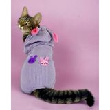 Kemique Sweet Bunnyy Kulaklı Kedi Tulumu, Kedi Kıyafeti - XL