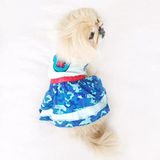 Kemique Teddy Blue Köpek Elbisesi Köpek Kıyafeti - L - Mavi