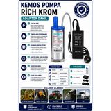 Kemos 220-12 Volt Rich Krom Dalgıç Adaptörlü Mazot Aktarma(Sıvı Transfer) Pompası