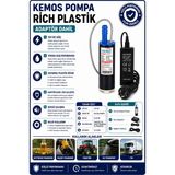 Kemos 220-12 Volt Rich Plastik Dalgıç Adaptörlü Mazot Aktarma(Sıvı Transfer) Pompası