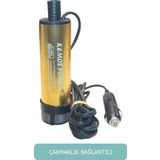 Kemos Kızılırmak Çakmaklık Girişli 12 Volt Mazot Ve Sıvı Aktarma Pompası