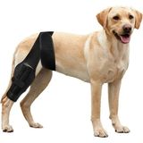 Kemsad 1 Adet Köpek Diz Yaralanması Koruma Kollu Ön ve Arka Bacak Rehabilitasyon Yalamak Kurtarma Bandajı