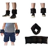 Kemsad 2 Adet El ve Ayak Fizik Tedavi, Kum Torbası (Seçilen Ağırlıkta 2 Adet) - 2 kg x 2 Adet - Siyah