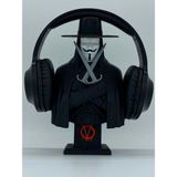 Kemx Kulaklık Standı - Büst, Dekorasyon - V For Vendetta - Renkli