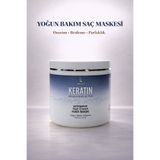 KEMZU Yoğun Bakım Saç Maskesi – Onarıcı & Besleyici Maske | Keratin ve Argan Yağlı-500ml