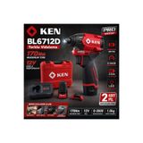 Ken -BL6712D ŞARJLI TORKLU VİDALAMA MATKAP 12V-2.0AH