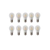 Kendal 10 Adet K2 6W E27 2700K Sarı Işık A60 Led Flamanlı Rustik Ampul KES501
